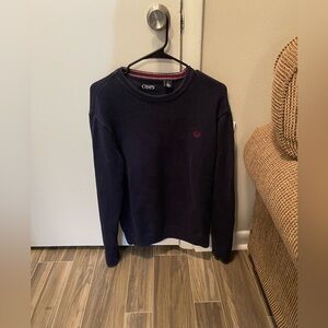Mens chaps blue sweater size medium